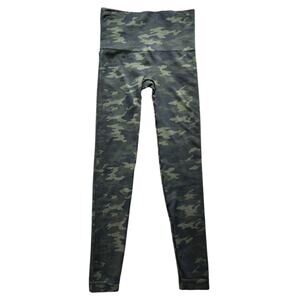 Spanx leggings green camo size S